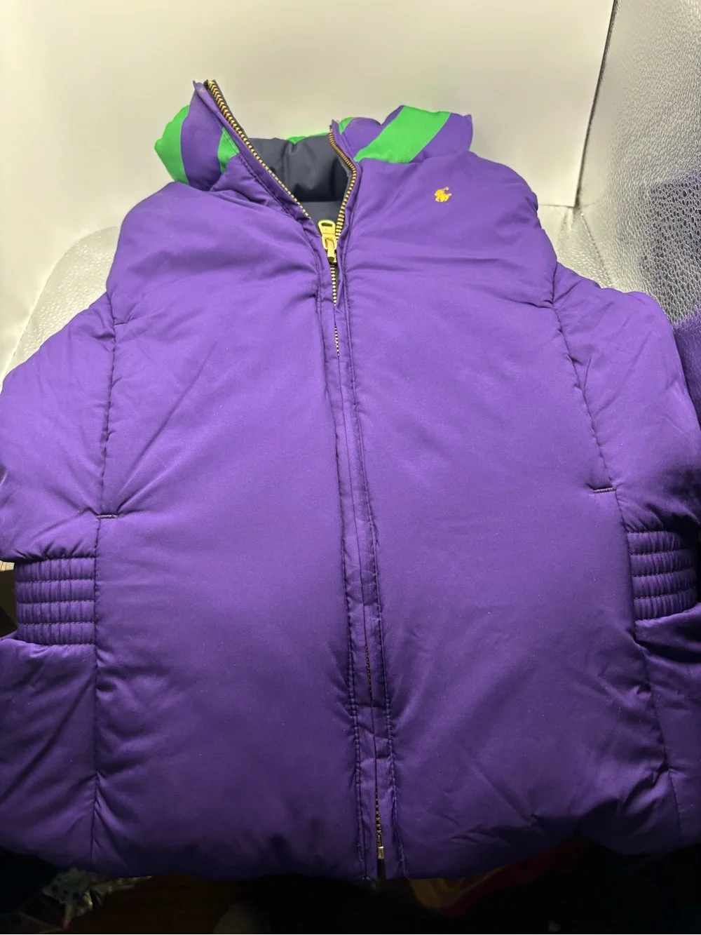 Ralph Lauren Purple Puffer Vest